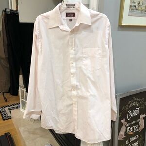 VINTAGE Austin Manor Long Sleeve Collared Button Up Dress Shirt